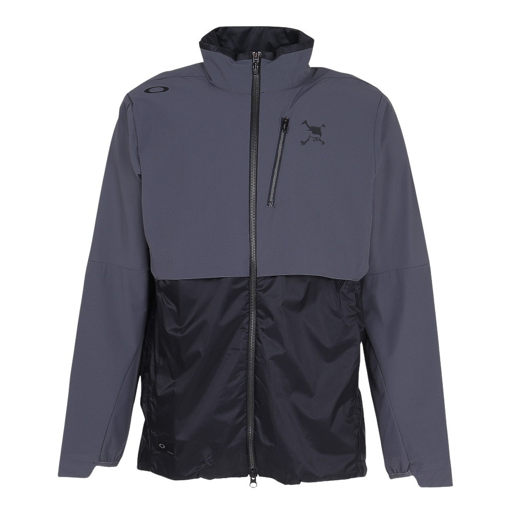 オークリー（OAKLEY）（メンズ）ゴルフウェア アウター 防風 スカル アイデアリー ハイブリッド ライトジャケット FOA408273-2DE