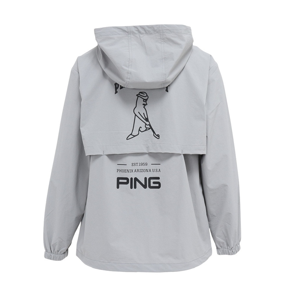 ピン（PING）（メンズ）ゴルフウェア ナイロンリップ フーディーブルゾン 621-5220005-020