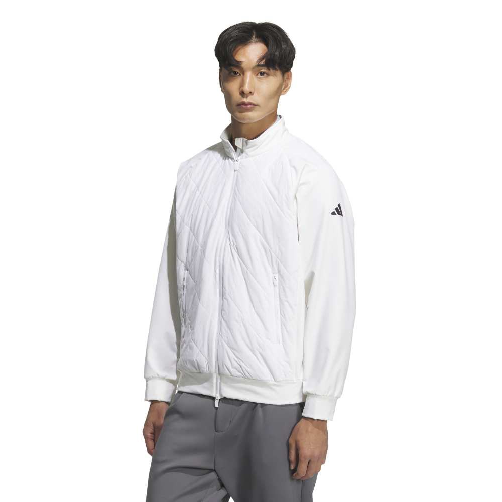 アディダス（adidas）（メンズ）ゴルフウェア アウター C．R 保温キルトコンビ フルジップジャケット JVU97-JL7952 W