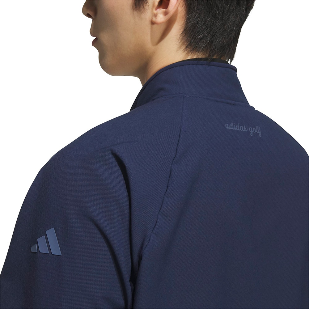 アディダス（adidas）（メンズ）ゴルフウェア C．R 保温キルトコンビネーション フルジップジャケット JVU97-KD8324 NVY