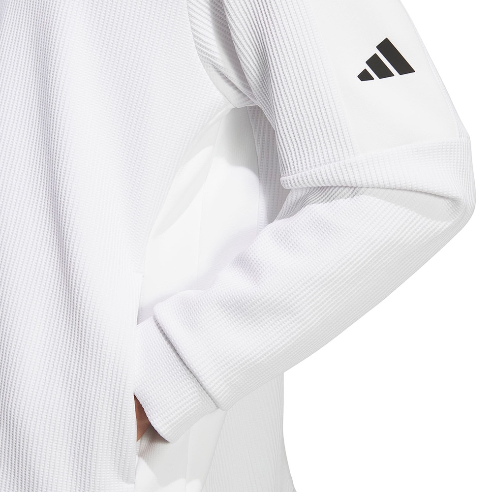 アディダス（adidas）（メンズ）ゴルフウェア アウター 保温 C．R ファブリックミックス フルジップジャケット TM204-KD8332 W