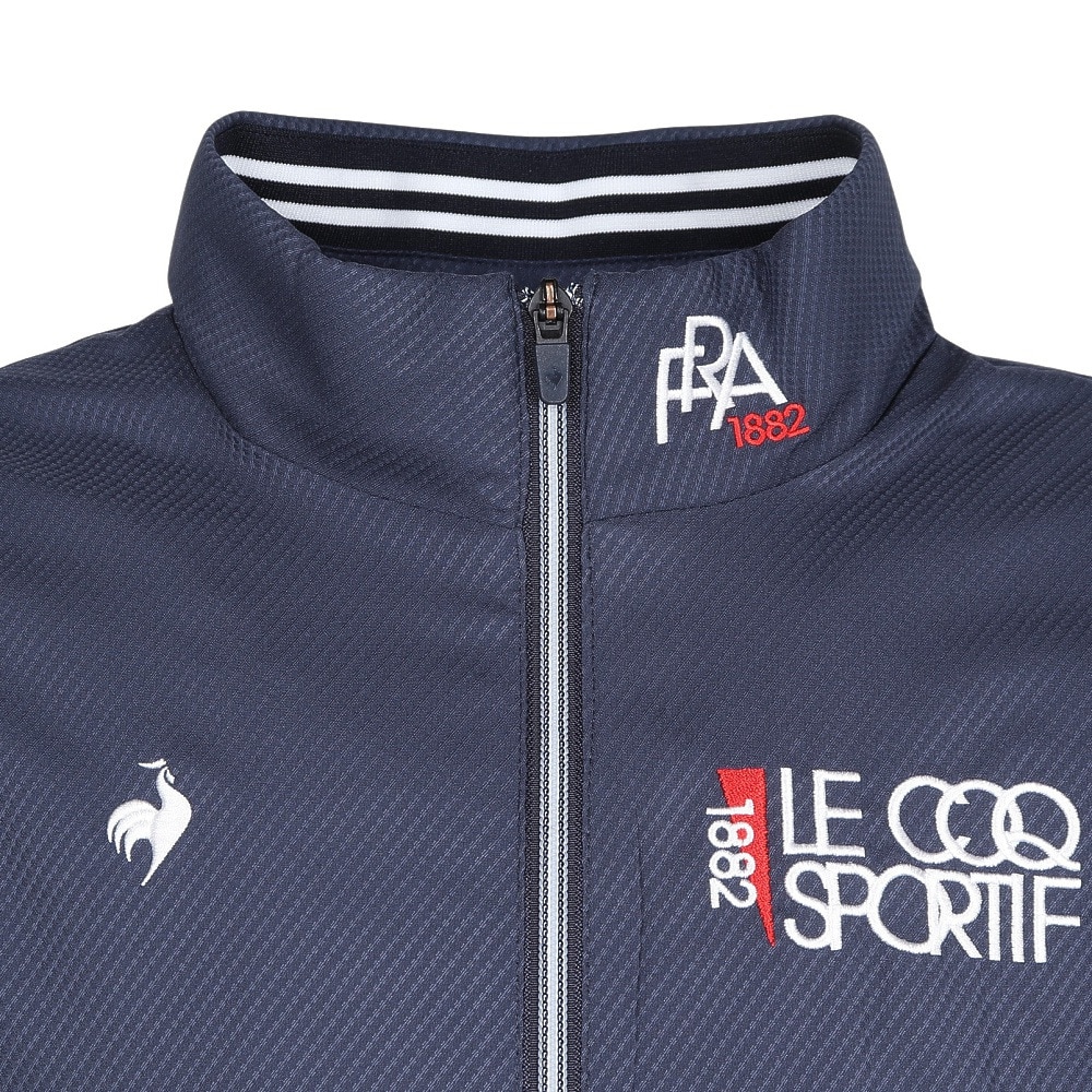 ルコックスポルティフ（lecoqsportif）（メンズ）ゴルフウェア アウター 保温 袖取り外し可能 ヒートナビ2WAYブルゾン LG5FWB00M NV00