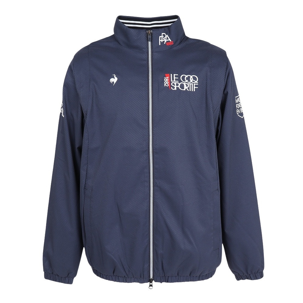 ルコックスポルティフ（lecoqsportif）（メンズ）ゴルフウェア アウター 保温 袖取り外し可能 ヒートナビ2WAYブルゾン LG5FWB00M NV00