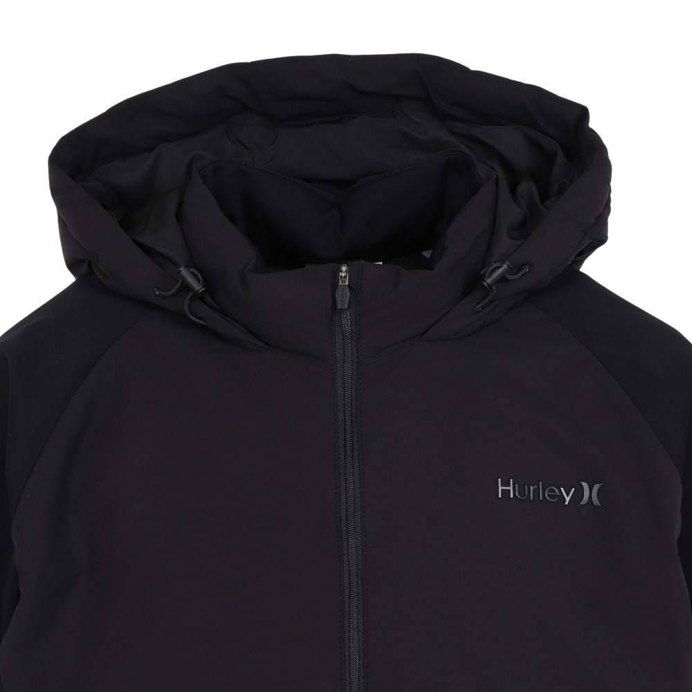 ハーレー（HURLEY）（メンズ）ゴルフウェア アウター 裏起毛 ファントム ハイブリッド ダウンジャケット MGJK252072-BLK