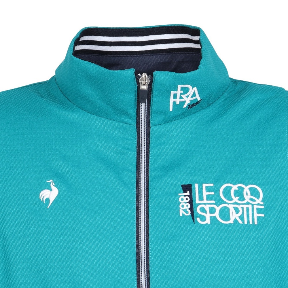 ルコックスポルティフ（lecoqsportif）（メンズ）ゴルフウェア アウター 保温 ヒートナビ2WAYブルゾン LG5FWB00M GR00