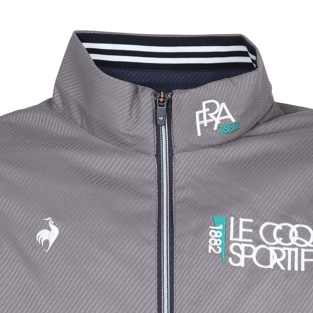 ルコックスポルティフ（lecoqsportif）（メンズ）ゴルフウェア 袖取り外し可能 ヒートナビ2WAYブルゾン LG5FWB00M GY00