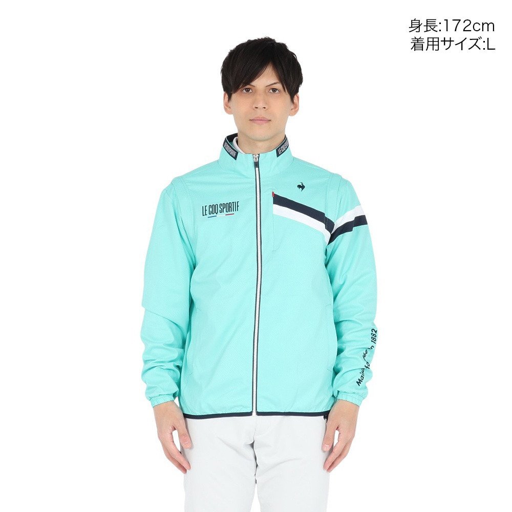 ルコックスポルティフ（lecoqsportif）（メンズ）ゴルフウェア アウター 撥水 2WAYブルゾン LG5SWB00M EM00
