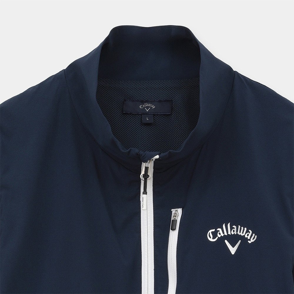 Callaway キャロウェイ ダウジャケット　ウィンドブレーカー2way L Callaway - Callaway キャロウェイ ゴルフ 通年 2WAY 袖着脱可☆ 裏