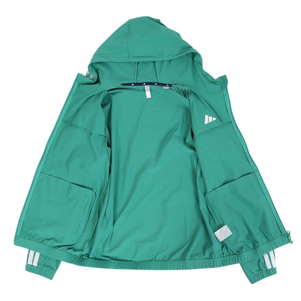 アディダス（adidas）（メンズ）ゴルフウェア BW フルジップ フーディー OGH89-KM0852 GRN