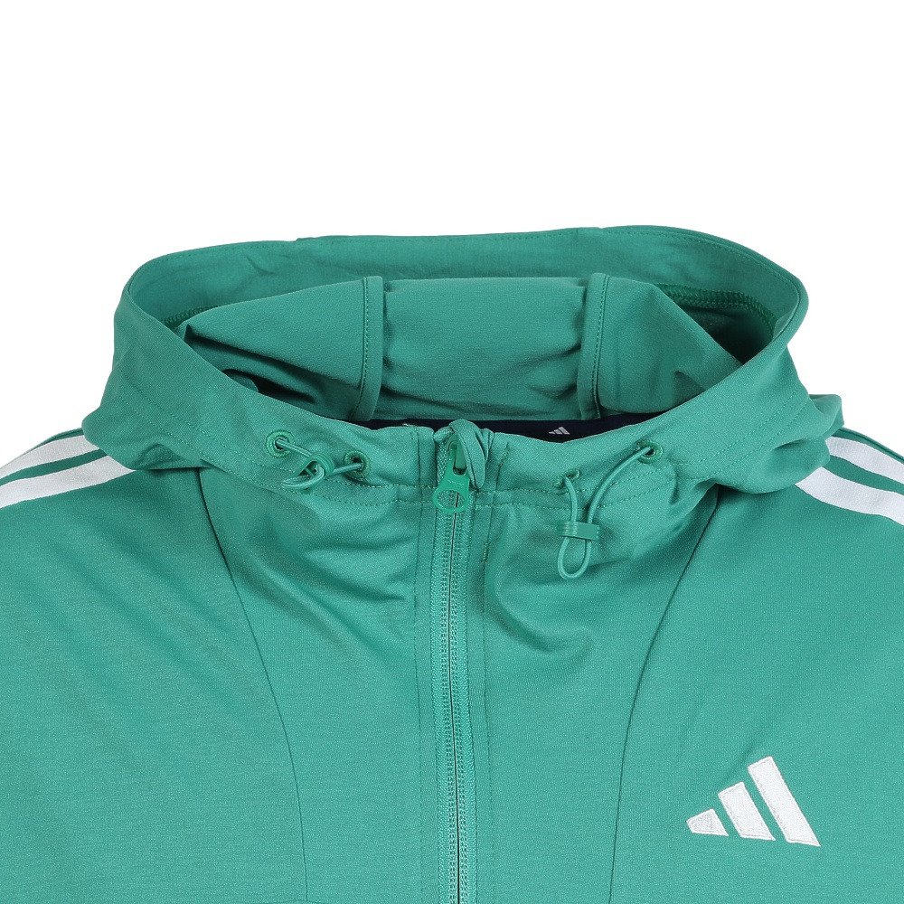 アディダス（adidas）（メンズ）ゴルフウェア BW フルジップ フーディー OGH89-KM0852 GRN