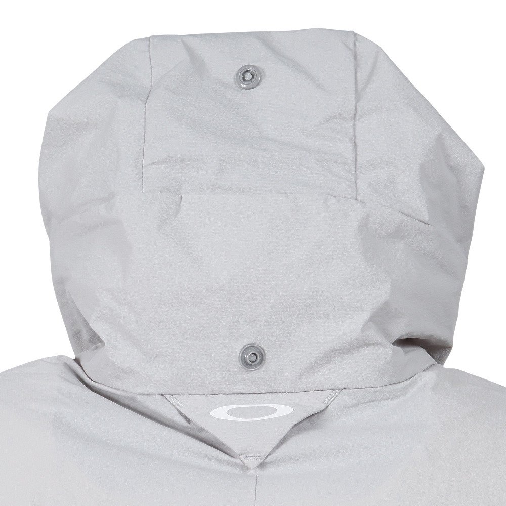 美品▲オークリー ゴルフウェア 2XLサイズ 白 グレー 中綿ジャケット ロゴ オークリー（OAKLEY）（メンズ）ゴルフウェア アウター Skull O-Blades