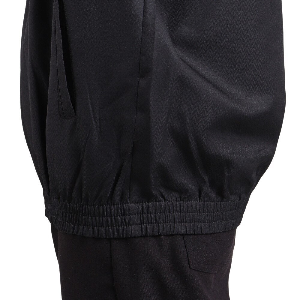 ルコック スポルティフ（Lecoq Sportif）（メンズ）ゴルフウェア 保温 ヒートナビ アウター 長袖 撥水 防風 袖着脱 袖ディタッチャブル  2wayブルゾン QGMUJK00 BK00