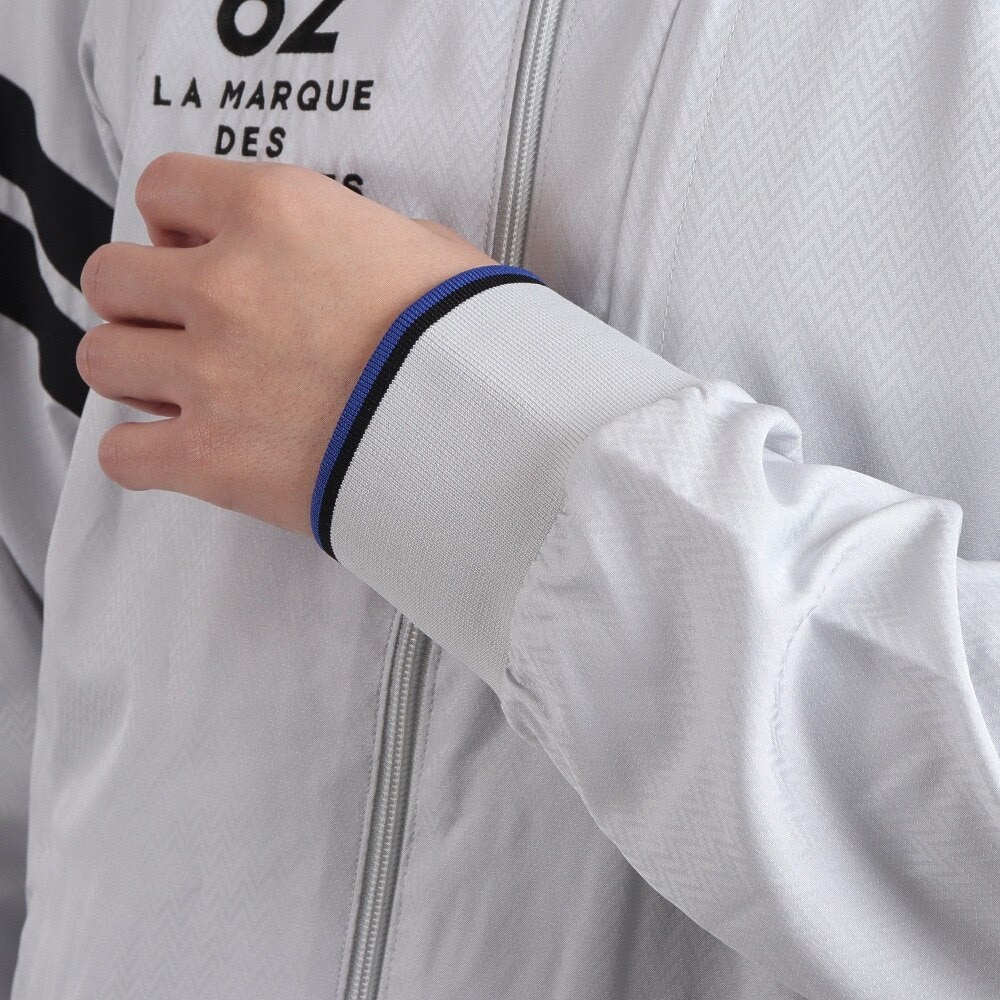ルコック スポルティフ（Lecoq Sportif）（メンズ）ゴルフウェア 保温 ヒートナビ アウター 長袖 撥水 防風 袖着脱  袖ディタッチャブル2wayブルゾン QGMUJK00 GY00