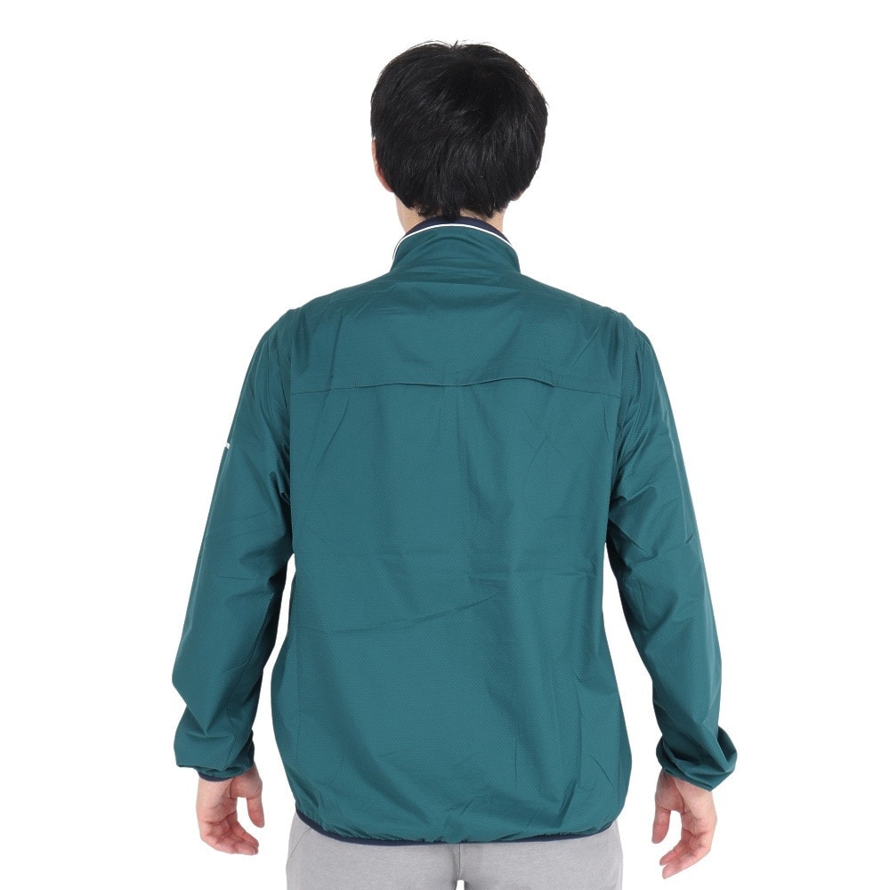 ルコックスポルティフ（lecoqsportif）（メンズ）ゴルフウェア アウター 撥水 防風 トレッチフォーサー 2WAYブルソン LG4FWB00M GR00