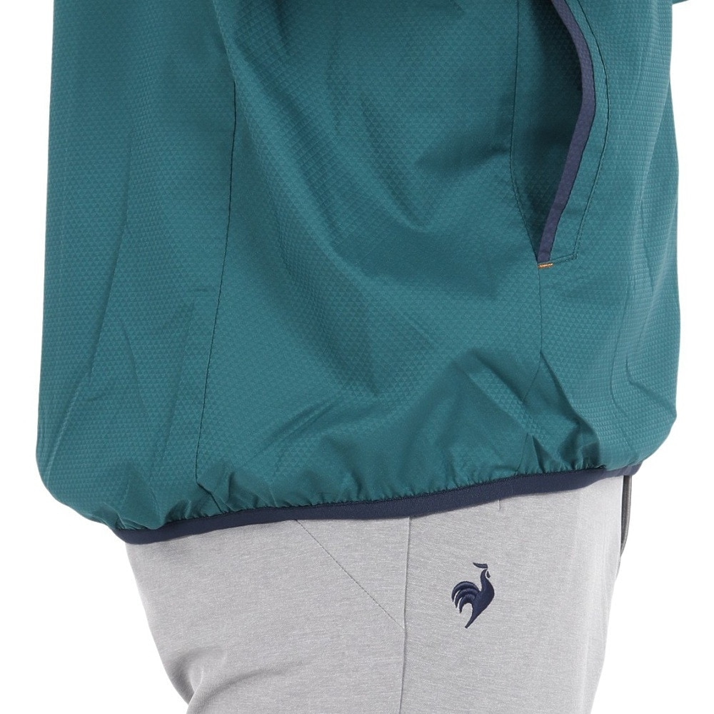 ルコックスポルティフ（lecoqsportif）（メンズ）ゴルフウェア アウター 撥水 防風 トレッチフォーサー 2WAYブルソン LG4FWB00M GR00