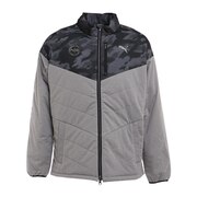 プーマ（PUMA）（メンズ）ゴルフウェア アウター 保温 軽量 撥水 雨 ストレッチ パディング ウーブン フルジップ 中綿 ジャケット 539384-03