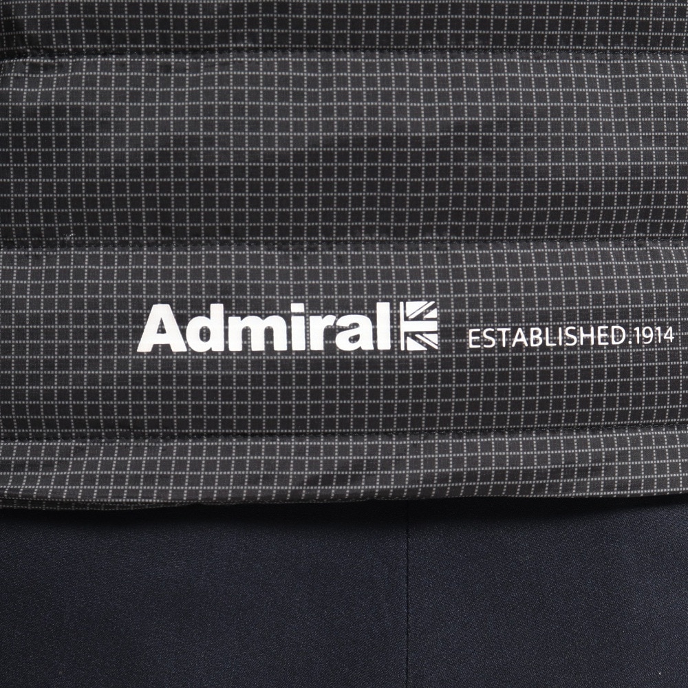 アドミラル ゴルフ（Admiral GOLF）（メンズ）ゴルフウェア アウター パーカー 保温 ミニリップフーデットパデッドジャケット ADMA287-BLK
