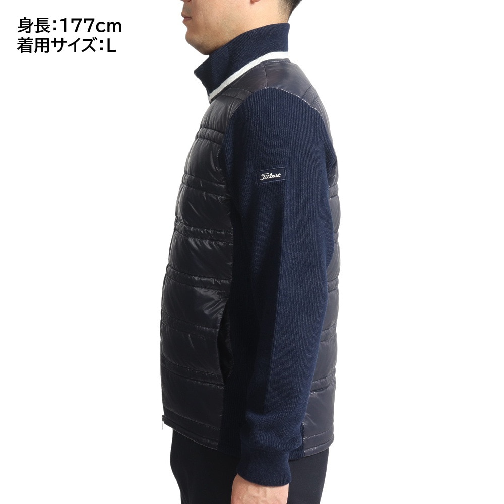 タイトリスト 蓄熱 防寒 ニットジャケット サイズL