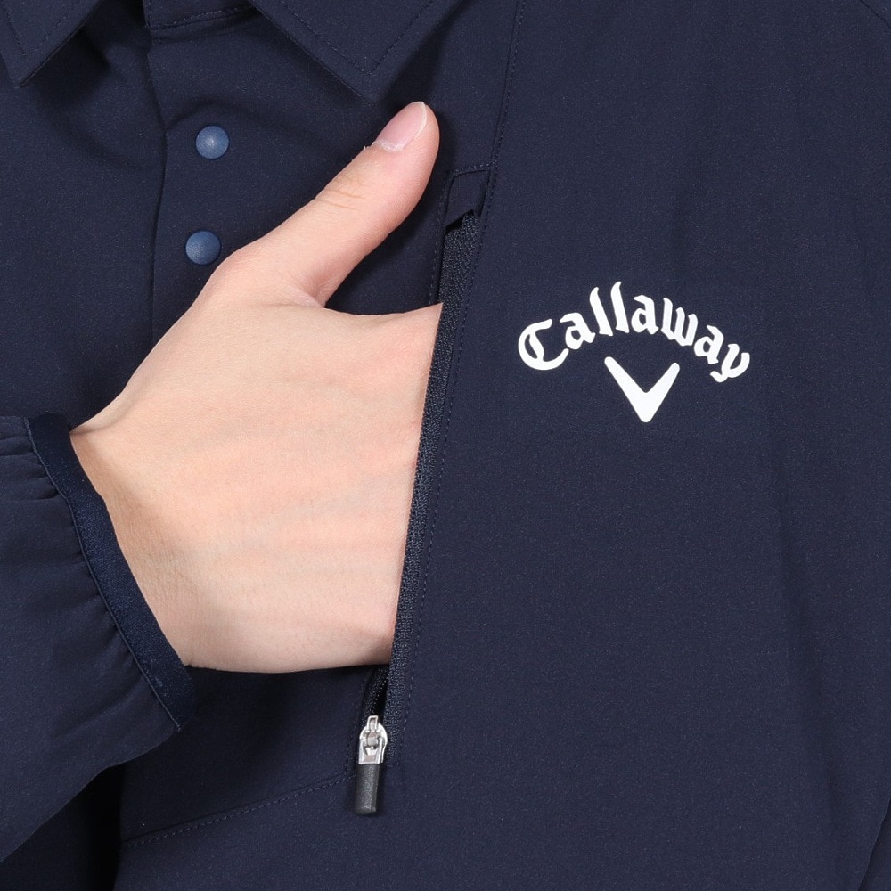 キャロウェイ（CALLAWAY）（メンズ）ゴルフウェア アウター ストレッチ シワポリエステル中綿コーチジャケット C23215107-1120