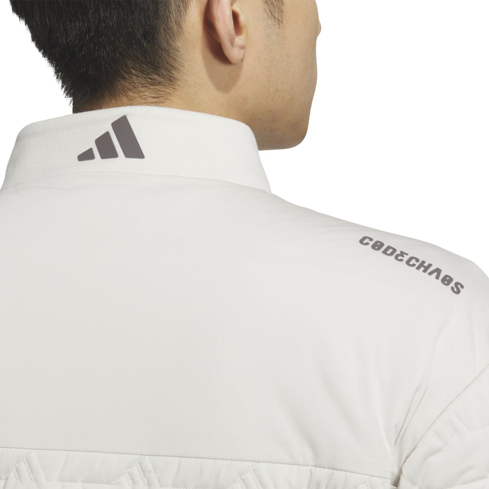 アディダス（adidas）（メンズ）ゴルフウェア アウター 防風 裏起毛 コードカオス WIND.RDY BOS ロゴ キルトジャケット KSL84-JJ0238 ALM