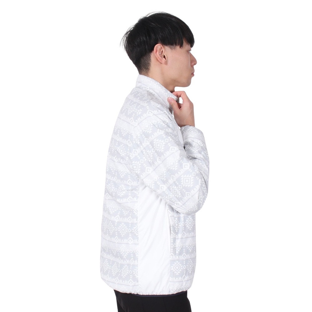 クランク（CLUNK）（メンズ）ゴルフウェア アウター 撥水 吸湿発熱 中綿ジャケット CL5QTY17 WHT