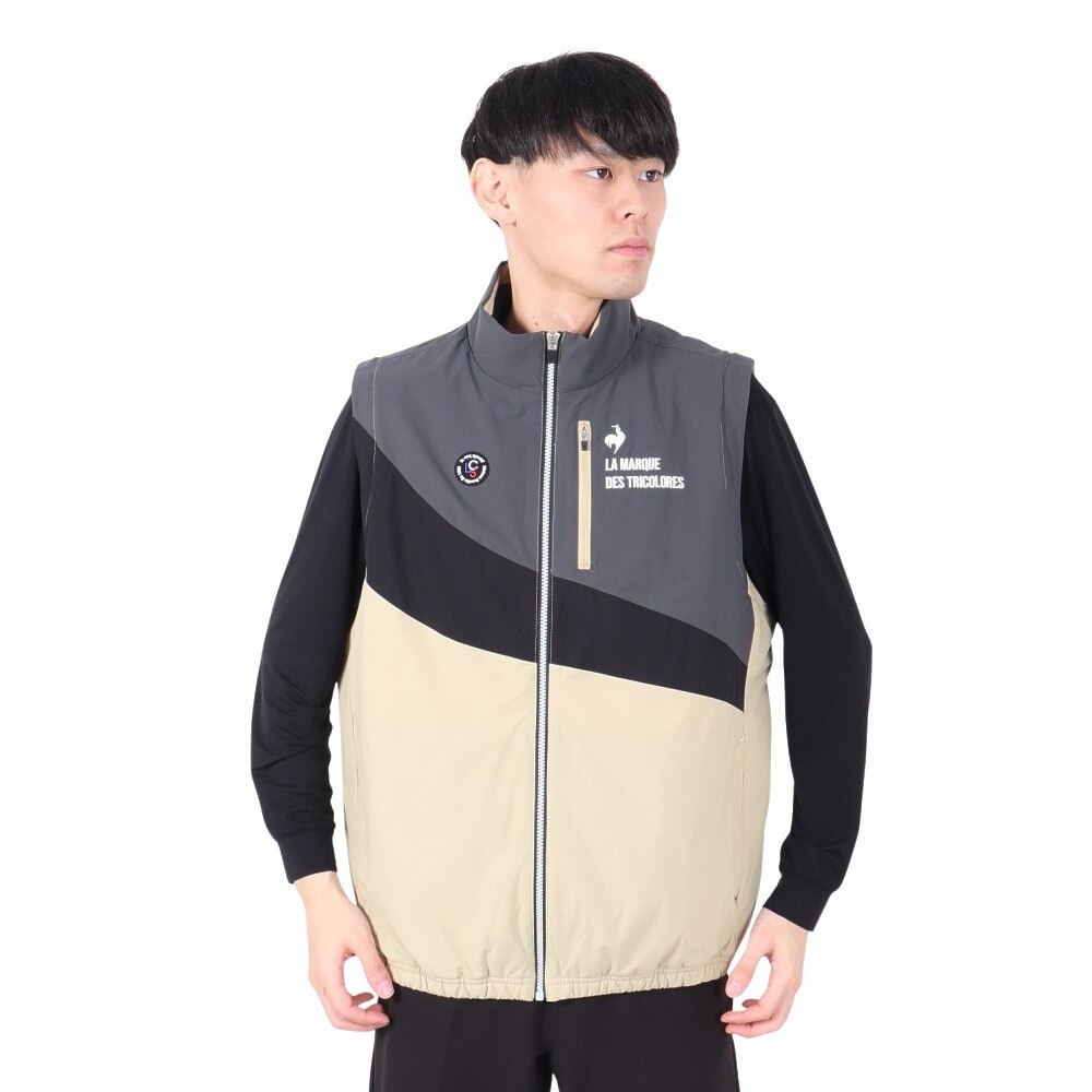 ルコックスポルティフ（lecoqsportif）（メンズ）ゴルフウェア アウター ストレッチフォーサー 中綿 2WAYブルゾン LG4FWB50M BG00