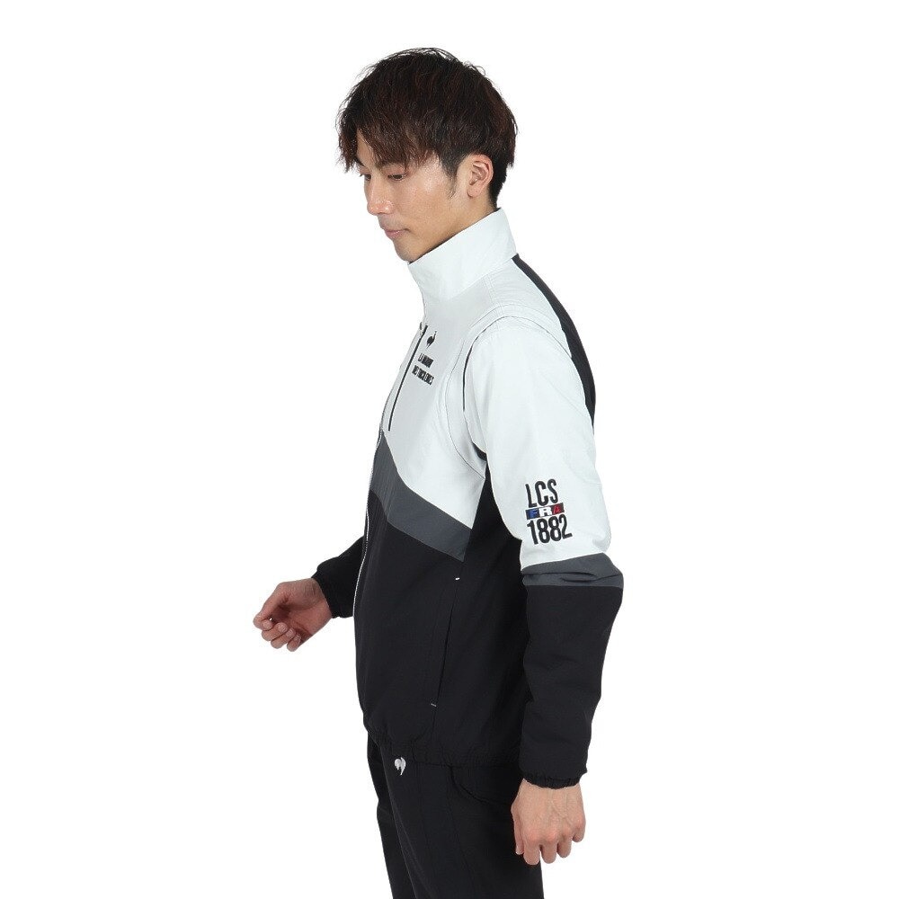 ルコックスポルティフ（lecoqsportif）（メンズ）ゴルフウェア アウター ストレッチフォーサー 中綿 2WAYブルゾン LG4FWB50M BK00