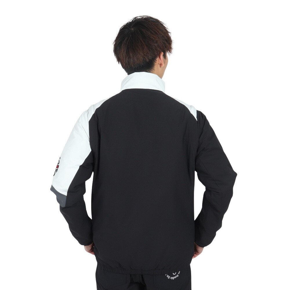 ルコックスポルティフ（lecoqsportif）（メンズ）ゴルフウェア アウター ストレッチフォーサー 中綿 2WAYブルゾン LG4FWB50M BK00