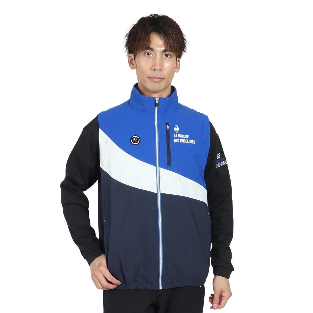 ルコックスポルティフ（lecoqsportif）（メンズ）ゴルフウェア アウター ストレッチフォーサー 中綿 2WAYブルゾン LG4FWB50M NV00