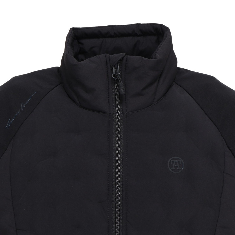 5525GOLF ゴルフ　フルジップ　ジャケット ブラック 大きいサイズ adidas golf アディダスゴルフ ダンボールニット