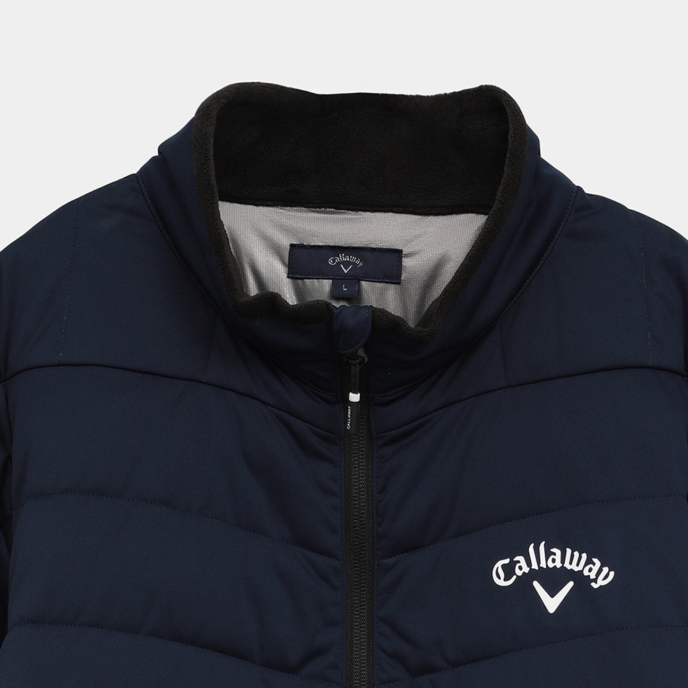 新品☆キャロウェイ Callaway　中綿ブルゾン Ｍ　紺 キャロウェイ（CALLAWAY）（メンズ）ゴルフウェア 防寒 アウター