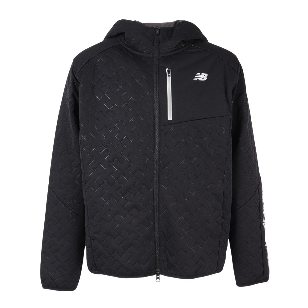 ニューバランス（new balance）（メンズ）ゴルフウェア QUILTED フルジップ フーディ 012-5220006-010