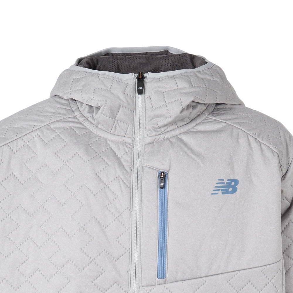 ニューバランス（new balance）（メンズ）ゴルフウェア アウター 防風 中綿 QUILTED フルジップ フーディ 012-5220006-020