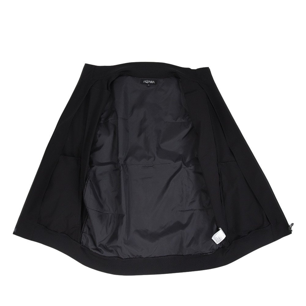本間ゴルフ（HONMA）（メンズ）ゴルフウェア 防風 保温 アウター PADDING フルジップジャケット BK