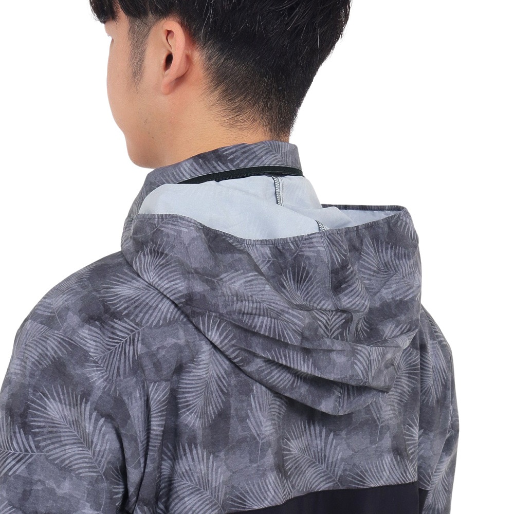 トラヴィスマシュー（Travis Mathew）（メンズ）ゴルフウェア アウター 撥水 パーカー PRINT ANORAK 2WAY ジャケット 7AI003-0BLK