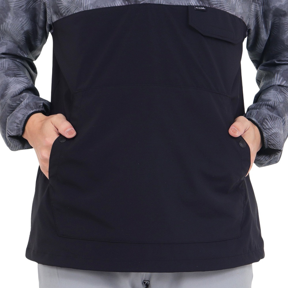 トラヴィスマシュー（Travis Mathew）（メンズ）ゴルフウェア アウター 撥水 パーカー PRINT ANORAK 2WAY ジャケット 7AI003-0BLK