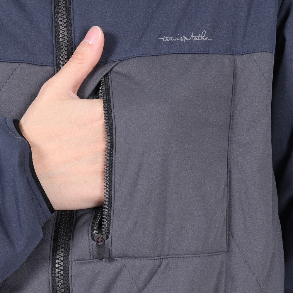 トラヴィスマシュー（Travis Mathew）（メンズ）ゴルフウェア アウター パディング フーディー ジャケット 7AI032-4NAV