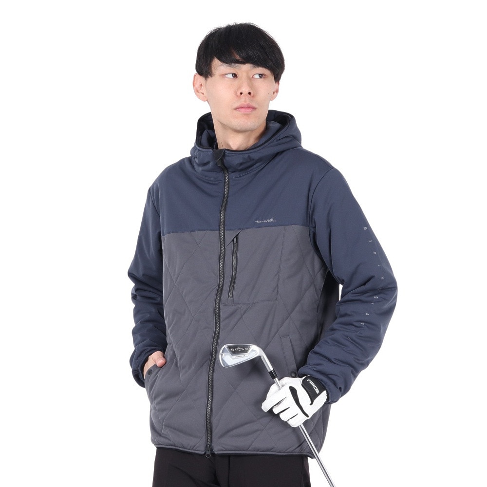 トラヴィスマシュー（Travis Mathew）（メンズ）ゴルフウェア アウター パディング フーディー ジャケット 7AI032-4NAV