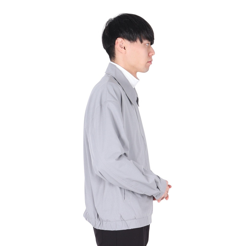 プリセプト（PRECEPT）（メンズ）ゴルフウェア アウター 吸水速乾 メッシュ ニット ジップ ブルゾン PREG24F010001 GRY