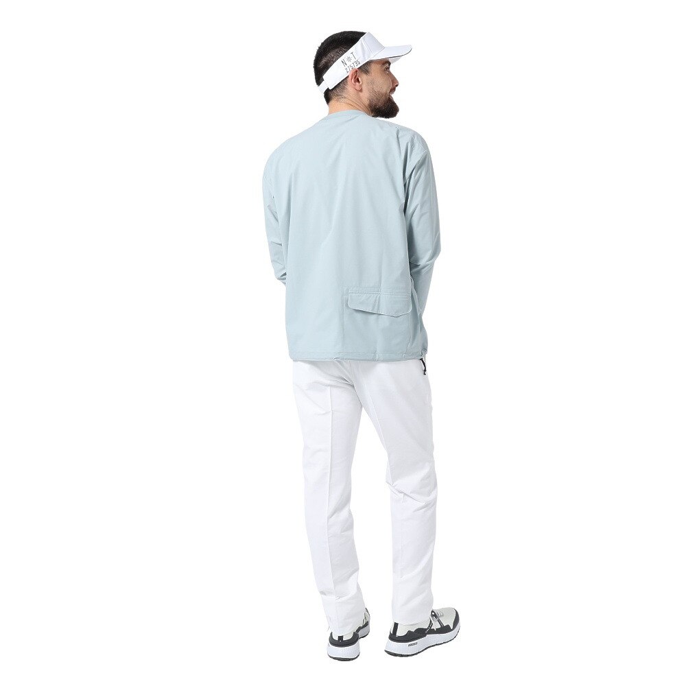 トミーアーマー（Tommy Armour）（メンズ）ゴルフウェア アウター プルオーバー 丸首 ジャケット アウター 絶耐撥水長袖ピステ 401TA21DT0002 KHK