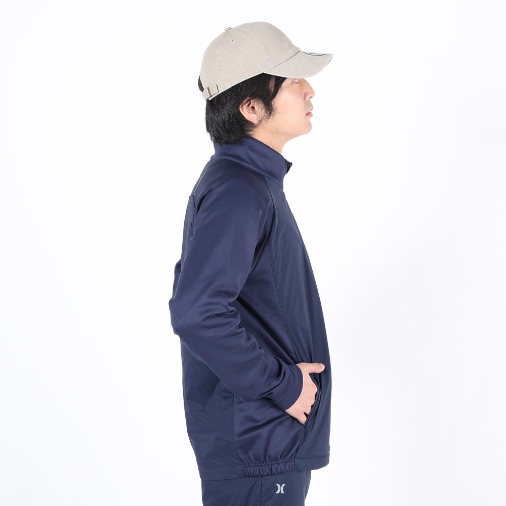 ハーレー（HURLEY）（メンズ）ゴルフウェア アウター 防風 防寒 裏起毛 PHANTOM HYBRID 1/2 ジップジャケット MJK2200006-DKNV