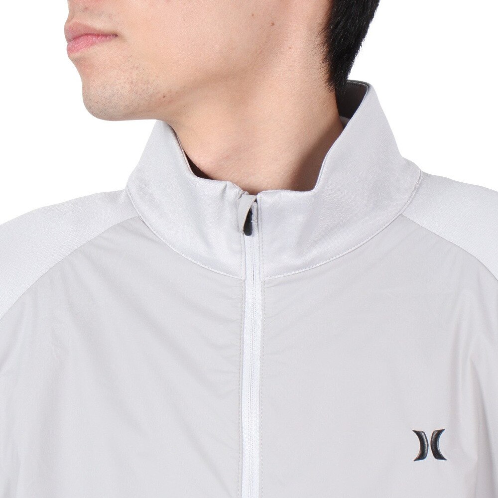 ハーレー（HURLEY）（メンズ）ゴルフウェア アウター 防風 防寒 裏起毛 PHANTOM HYBRID 1/2 ジップジャケット MJK2200006-LGY