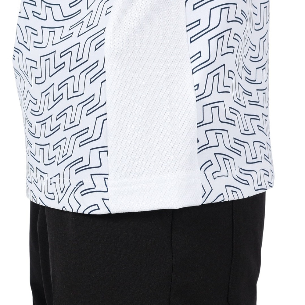 J.LINDEBERG（J.LINDEBERG）（メンズ）ゴルフウェア アウター 吸湿速乾 Luke Print ハーフジップシャツ 071-38313-004