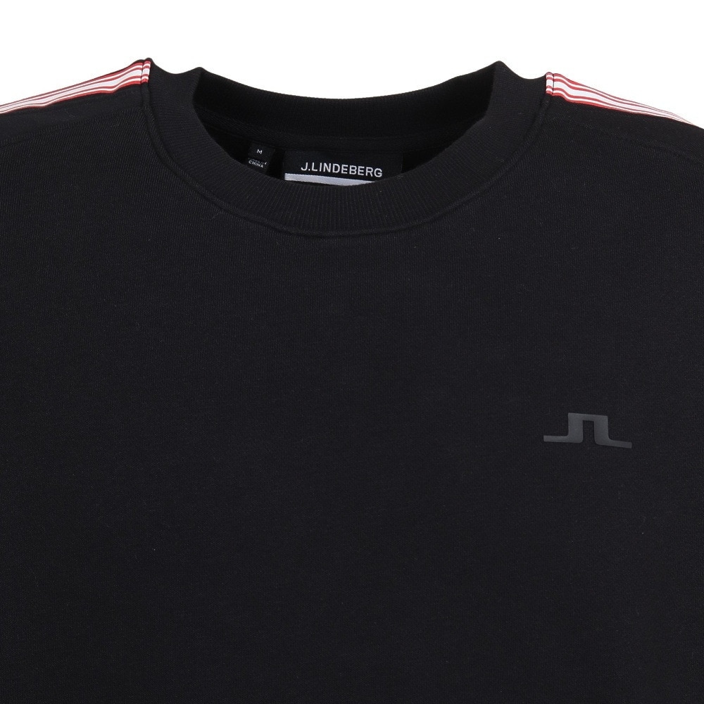 J.LINDEBERG（メンズ）ゴルフウェア アウター Sneaky ラバープリントクルーネック 071-39912-019