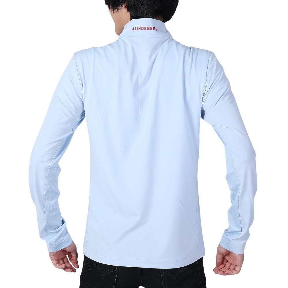 J.LINDEBERG（メンズ）ゴルフウェア アウター 吸水速乾 ハーフジップミッドレイヤー 071-39914-091