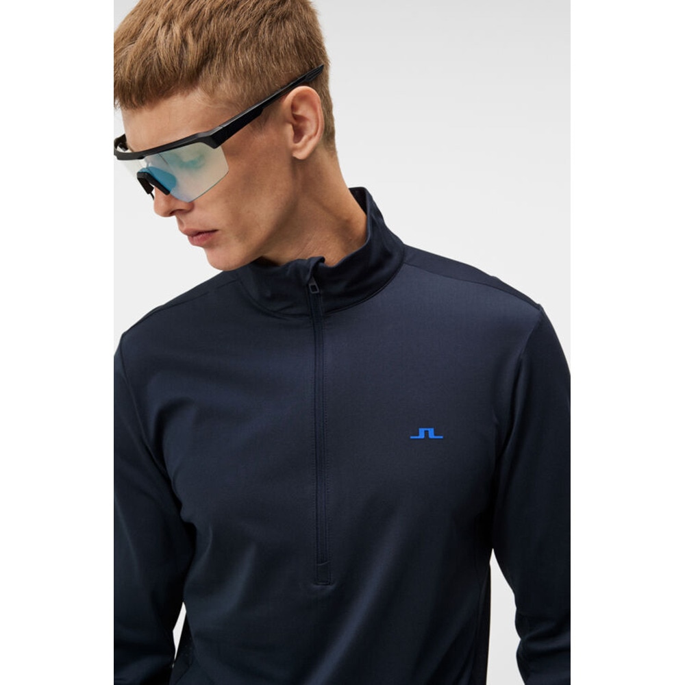 J.LINDEBERG（メンズ）ゴルフウェア アウター 吸水速乾 ハーフジップミッドレイヤー 071-39914-198
