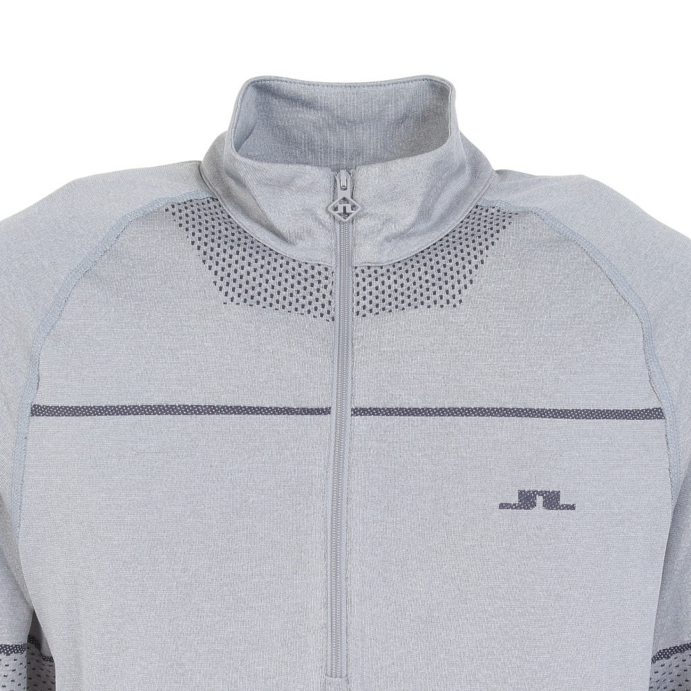 J.LINDEBERG（メンズ）ゴルフウェア アウター シームレスハーフジップミッドレイヤー 071-39918-012