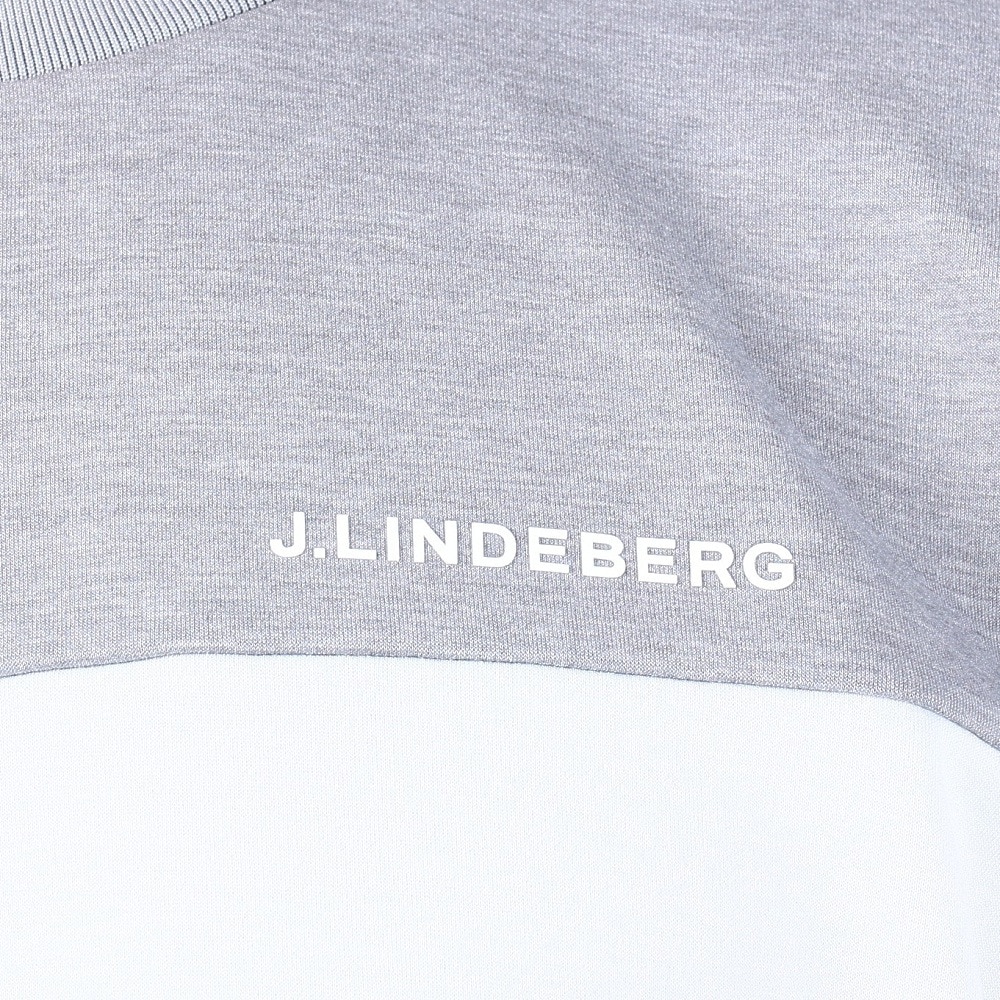 J.LINDEBERG（メンズ）ゴルフウェア アウター 速乾 カラーブロッククルーネックトレーナー 071-39919-012