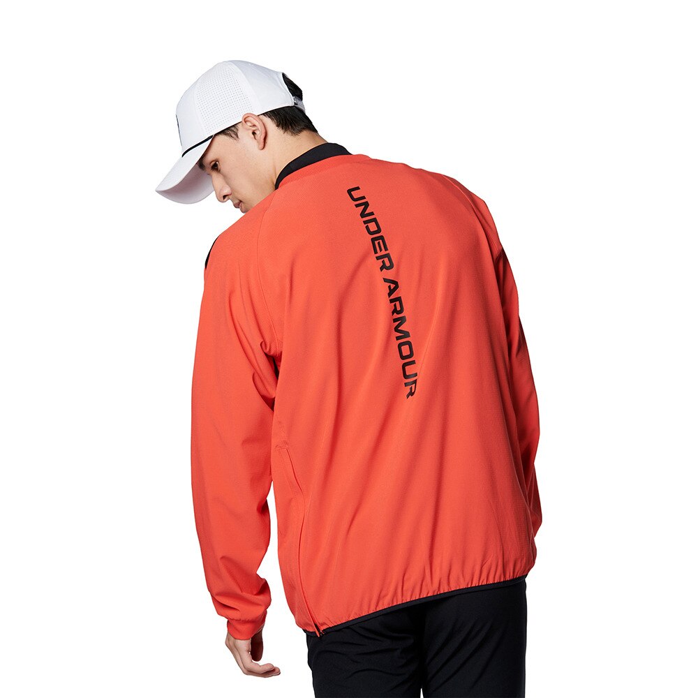アンダーアーマー（UNDER ARMOUR）（メンズ）ゴルフウェア アウター 撥水 プルオーバージャケット 1384841 814