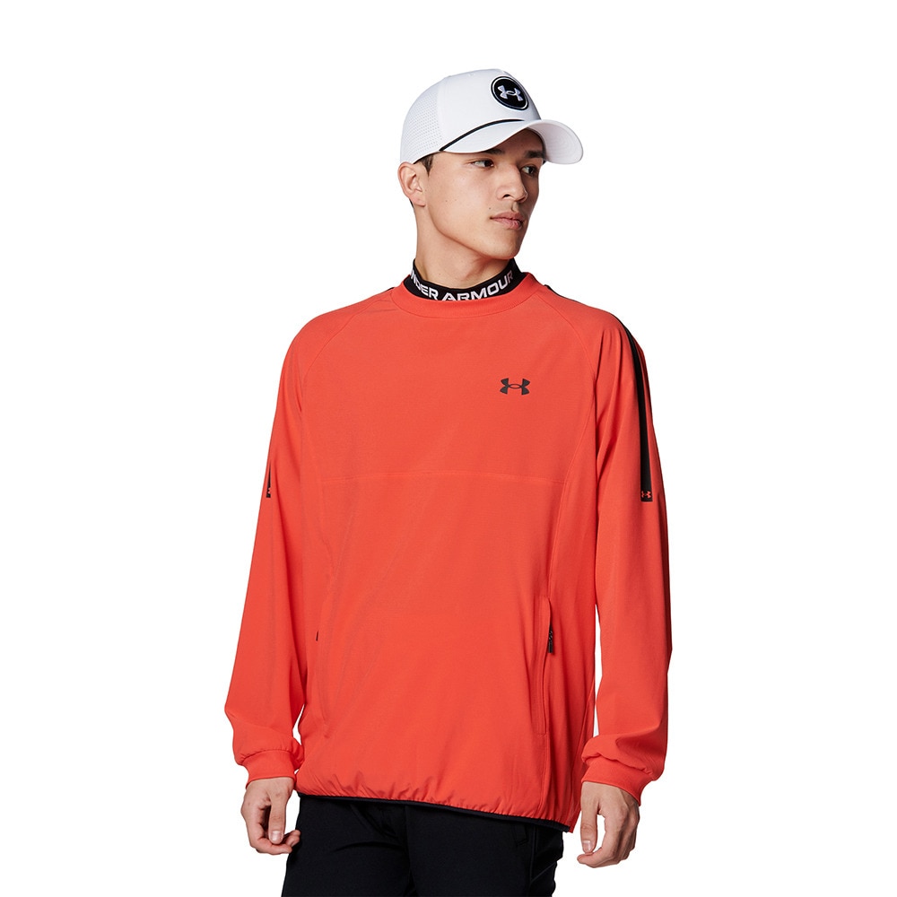 アンダーアーマー（UNDER ARMOUR）（メンズ）ゴルフウェア アウター 撥水 プルオーバージャケット 1384841 814